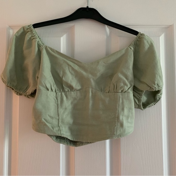 American Eagle linen top - Picture 2 of 2